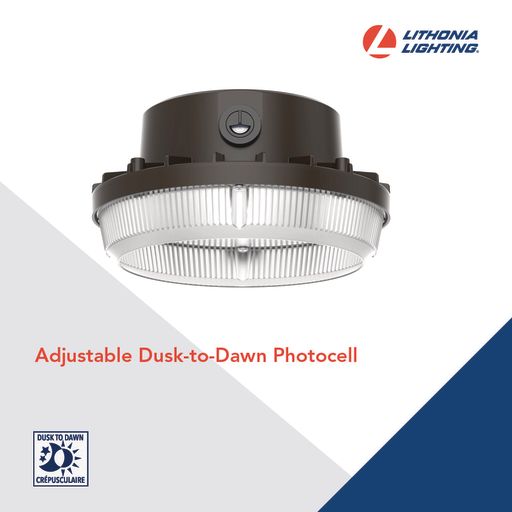 Lithonia Lighting BGS-P1 35-Watt LED BarnGuard Security Light Fixture 4000K Replaces 100W Metal Halide
