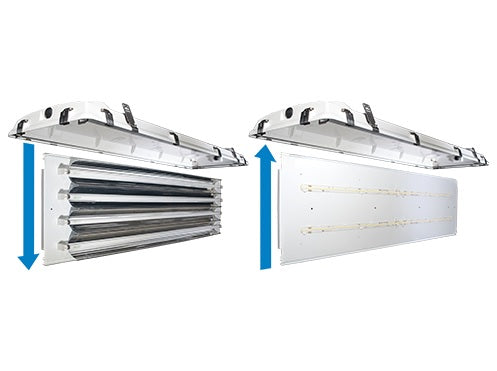 ILP BLR Series DLC Premium LED Vapor Tight High Bay Retrofit Kit