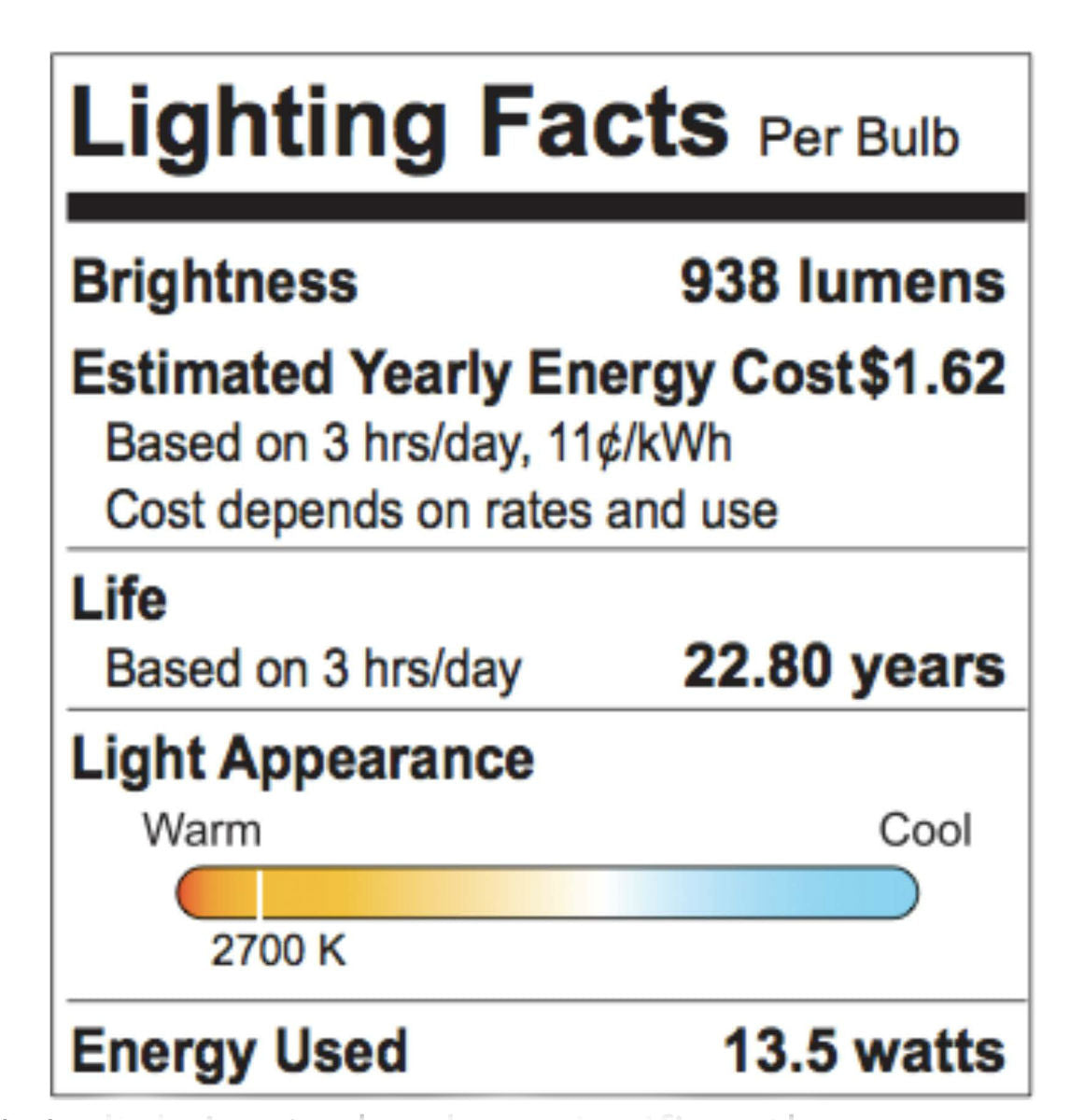 Image 2 LEDone BR30-75WE-13.5WD50K 13.5 Watt BR30 LED Lamp Dimmable 5000K