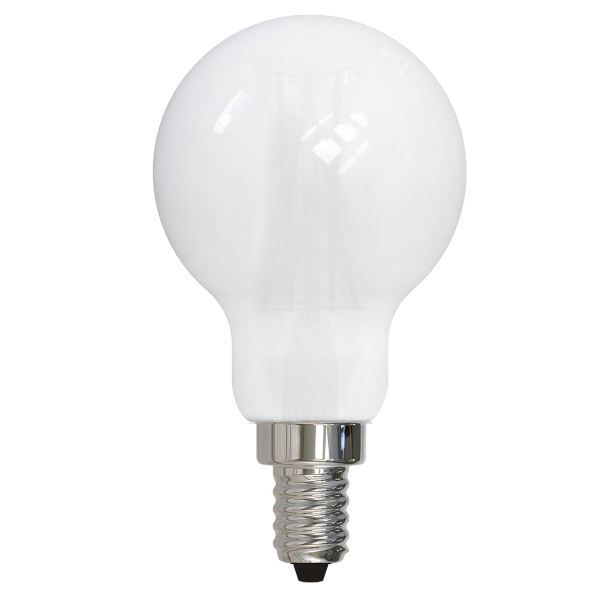 Bulbrite LED4A15 4-Watt A15 LED Filament E12 Milky Decorative Lamp with Fully Compatible Dimming 4-Pack