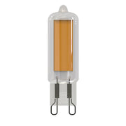 Bulbrite LED4G9 4.5-Watt LED T5 Specialty Mini Wafer Clear Glass 4-Pack Lamp G9 Replaces 40W Incandescent