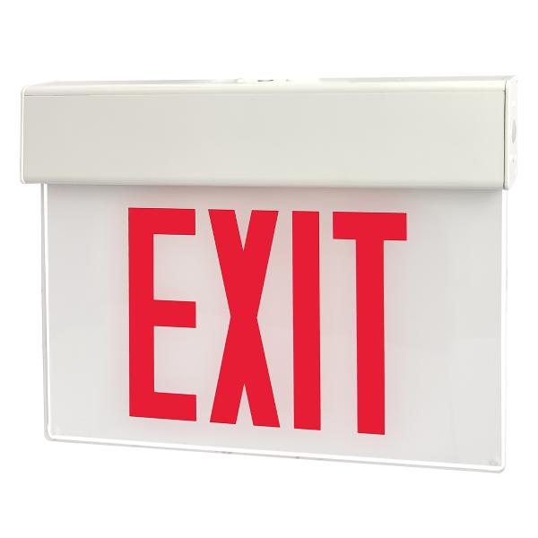 Barron Lighting CH900X City of Chicago Approved Edge-lit LED Exit Sign - 1
