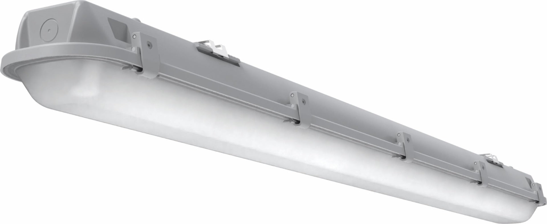 Lithonia Lighting CSVT L96 Series 8FT Integrated LED Gray Vapor Tight Strip Light Dimmable