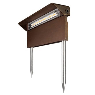 Dauer 489911 Rainier 4-Watt Integrated LED Array Brass Path Light