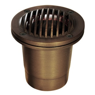 Dauer 490064 Tides MR16 Brass Well Light with Rock Guard
