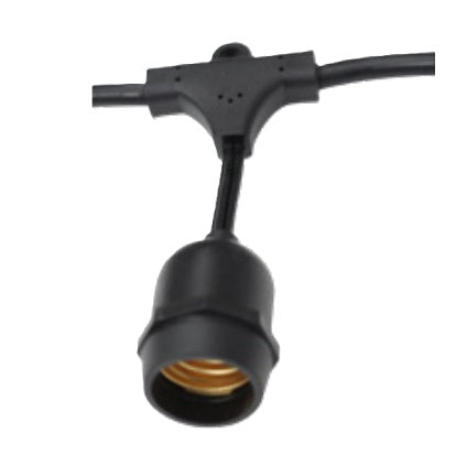 Dauer 49095 Bistro Boss String Light Fixture with Hanging Sockets
