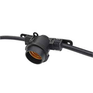 Dauer 49095 Bistro Boss String Light Fixture with Inline Sockets