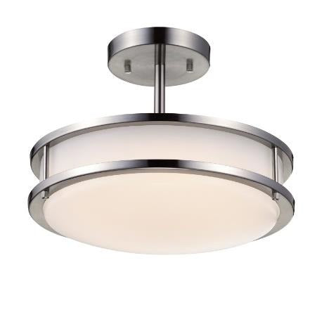 Sunpark DC238PG-418 72-Watt 4-Lamp GU24 CFL Pendant Light Fixture Satin Nickel Finish