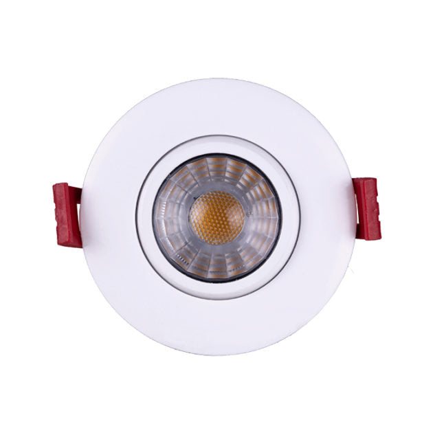 Nicor Lighting DGD Series Energy Star Rated Watt LED Gimbal Recessed Downlight Fixture Dimmable - 3-Inch