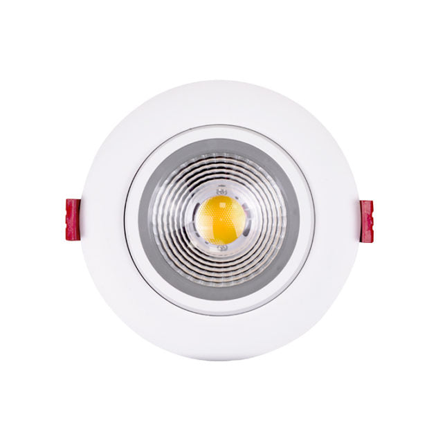 Nicor Lighting DGD Series Energy Star Rated Watt LED Gimbal Recessed Downlight Fixture Dimmable - 4-Inch