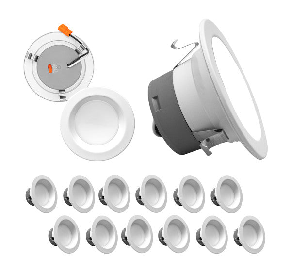 Nicor Lighting DLR4607120 Energy Star Rated 4-Inch LED Recessed Downlight Retrofit Dimmable - 8