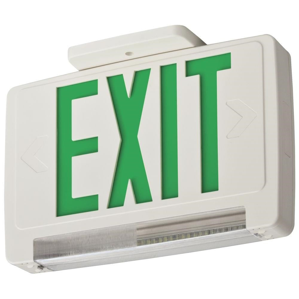 Lithonia Lighting ECBG LED M6 LED Exit and Emergency Light Bar Combo Fixture