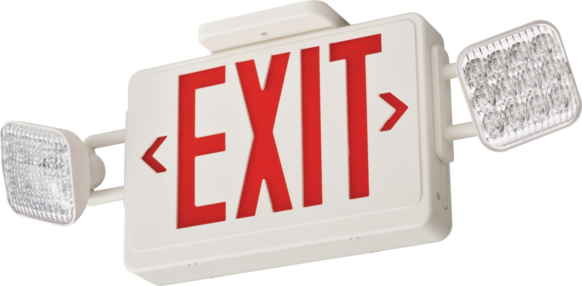 Lithonia Lighting ECRG LED Red/Green Emergency Exit Sign with Square Frog Eyes