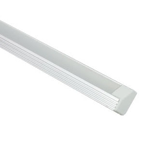 American Lighting EE45-AAFR-1M Trulux Economy 45 Aluminum Extrusion with 1M Polypropylene Lens