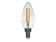 Maxlite EF4B10D 4 Watt LED Enclosed Clear Glass Filament Lamp 2700K Dimmable Replaces 40W Incandescent