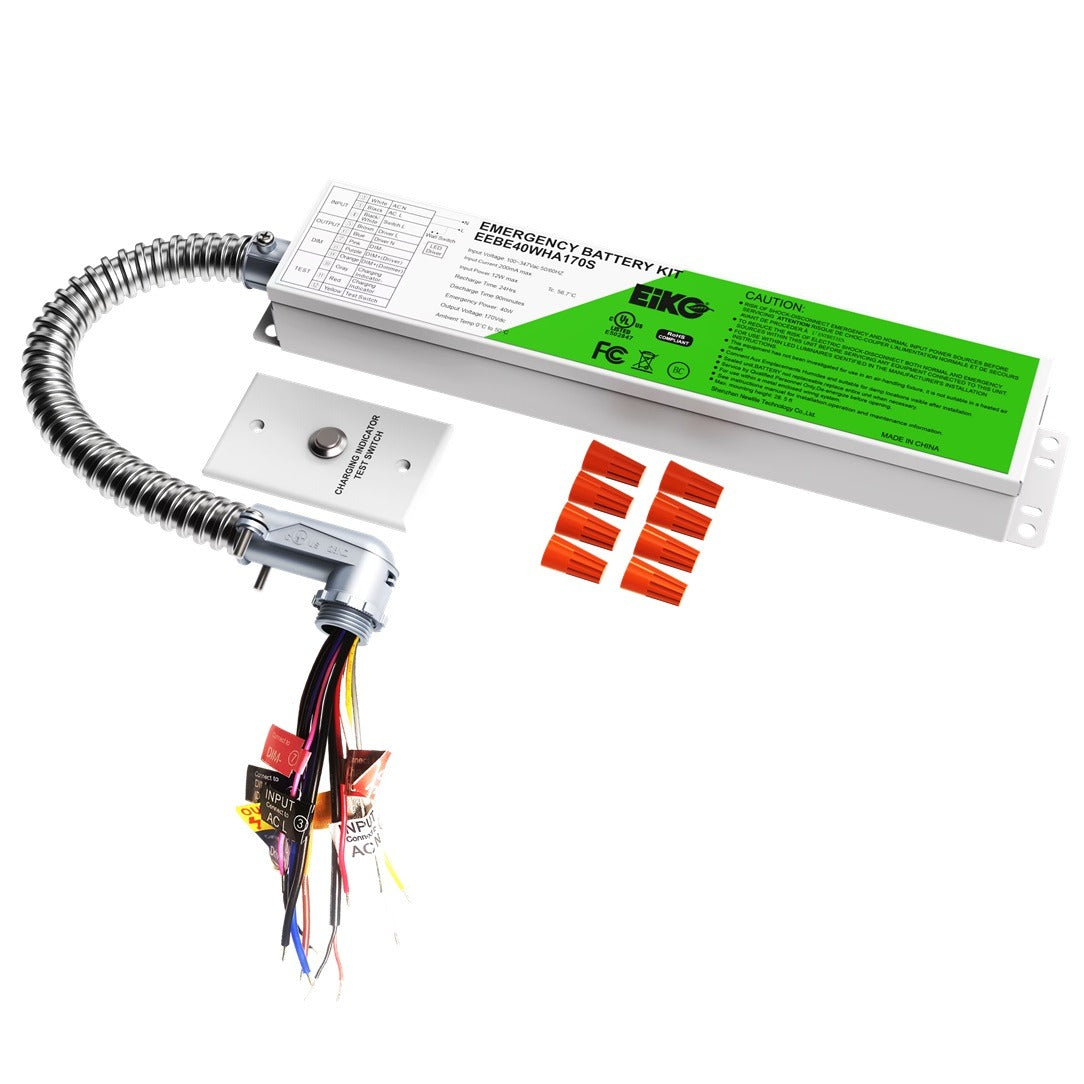 Eiko EEBE40WHA170S 40-Watt External Emergency Battery Kit CEC LED Accessory