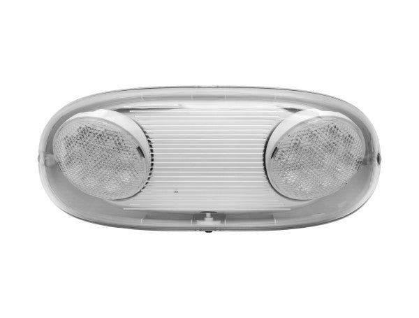 Nicor Lighting EML61UNVWH 2.4 Watt LED Outdoor Emergency Light Fixture with 90-Min Battery Backup