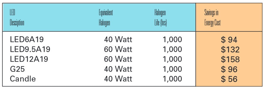 Energy Savings NaturaLED LED6G25/45L/27K 6 Watt LED G25 Bulb Dimmable Lamp 5814 2700K