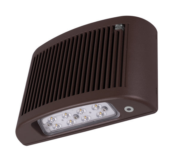 Nicor Lighting EOF1MV 17 Watt LED Outdoor Full Cutoff Emergency Wall Pack with Photocell