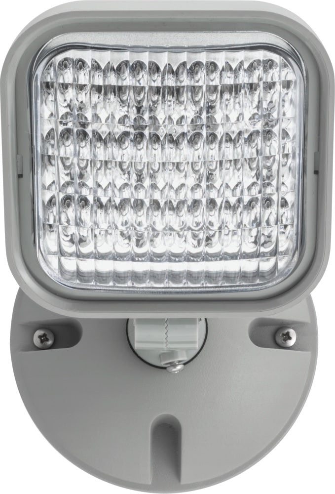 Lithonia Lighting ERE GY SGL WP SQ M12 Weatherproof Gray Single Adjustable Remote LED Lamp Head