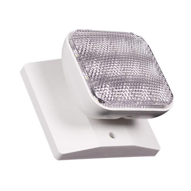 Nicor Lighting ERH1WH 1.2-Watt 4.75-Inch Remote Single Head LED Emergency Light Fixture