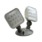 Nicor Lighting ERL4-10 1.2 Watt 9.5-Inch Remote Dual Head LED Wet Location Emergency Light Fixture
