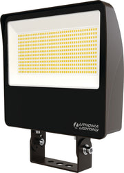 Acuity ESXF Series ESXF4 ALO SWW2 YS DDB M2 DLC Listed LED Adjustable Lumen Output Color Switchable Dusk to Dawn Flood Light Fixture with Yoke Mount