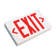 Nicor Lighting EXL1-10-UNV-WH 1.8-Watt 12-Inch LED Emergency Double-Sided Exit Sign with Red Lettering