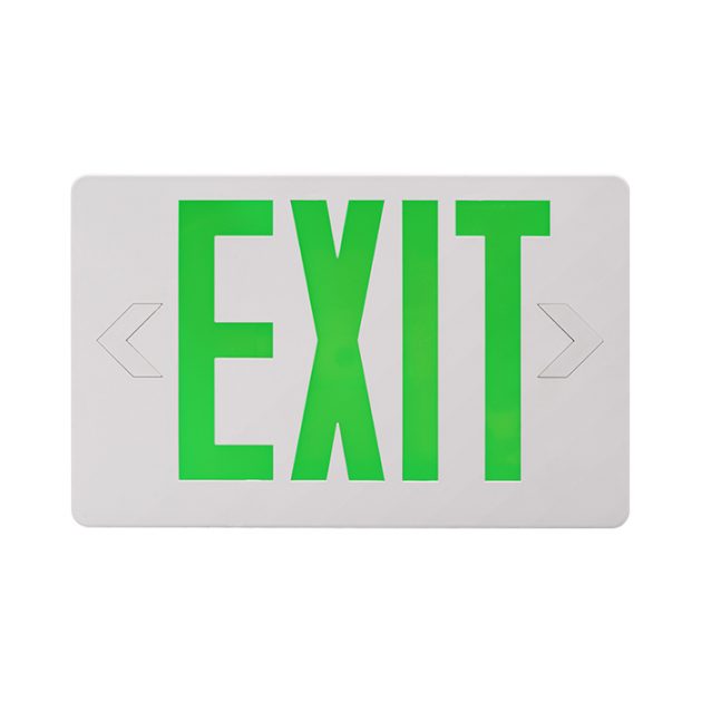 Nicor Lighting EXL41UNVWH 1.6 Watt 12-Inch LED Emergency Exit Sign