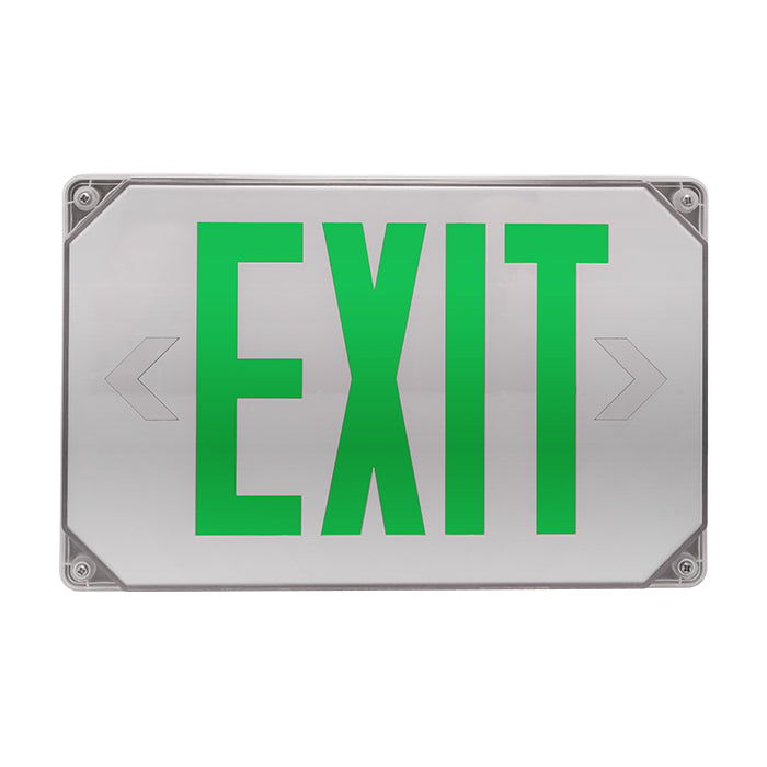 Nicor Lighting EXL51UNVWH 12.7-Inch LED Outdoor Emergency Exit Sign 25W Equivalent