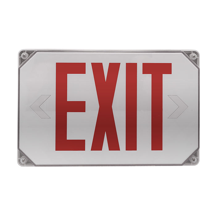 Nicor Lighting EXL51UNVWH 12.7-Inch LED Outdoor Emergency Exit Sign 25W Equivalent
