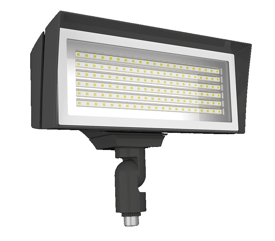 RAB Lighting FFLEDM DLC Premium Listed FFLED Series Multi-Watt Field Adjustable Medium Floodlight Dimmable 350W MH Equivalent