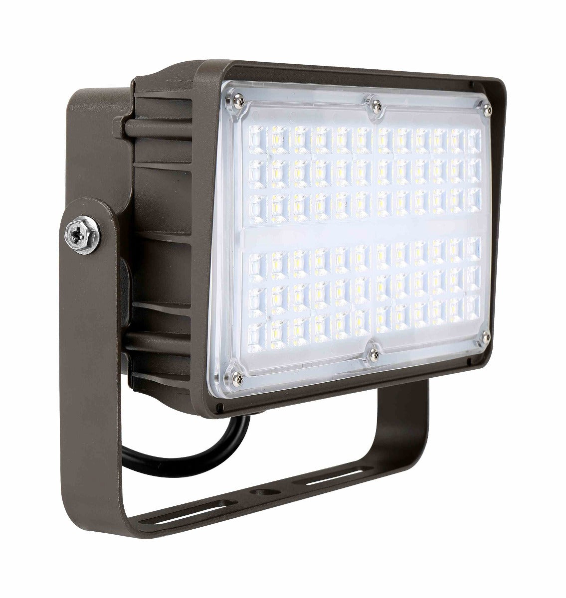 Arcadia Lighting FLCX-60W DLC Listed 60 Watts Flood Light Fixture with Photocell