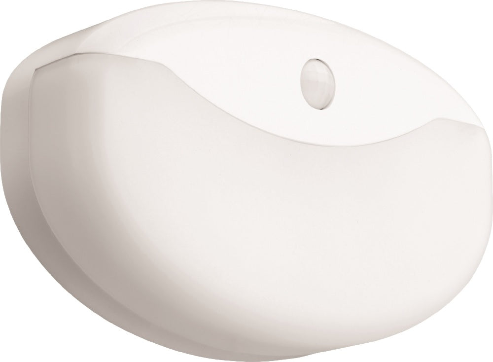 Lithonia Lighting FMMCL-840-PIR-M4 10 Watt 7 Inch White LED Flush Mount Closet Light Fixture with Motion Sensor 4000K