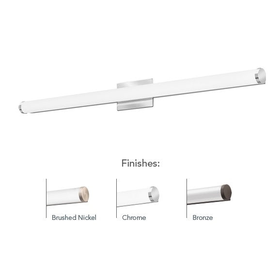 Lithonia Lighting FMVCCLS Series LED Cylinder Vanity with Switchable White Color Temperature