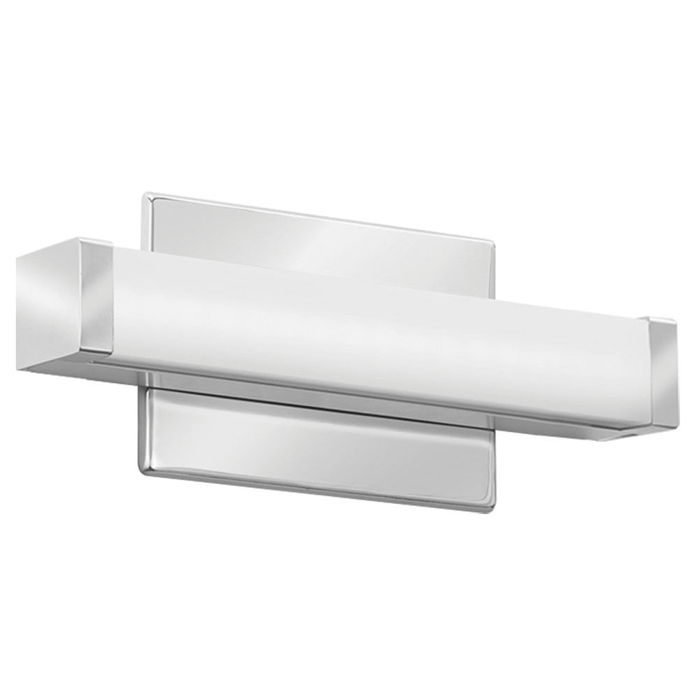 Chrome Lithonia Lighting FMVCSL-12IN 9.5 Watt 12 Inch 1ft Contemporary Square LED Vanity Light 120-277V 3000K