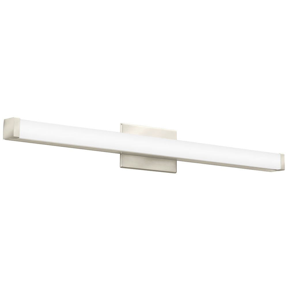 Brushed Nickel Lithonia Lighting FMVCSL-36IN 26 Watt 36 Inch 3ft Contemporary Square LED Vanity Light 120-277V 3000K