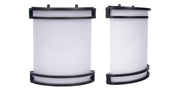 NaturaLED FXDAL14/12FR/98L840/BK/OD 14-Watt LED Porch and Outdoor Wall Light Fixture 4000K