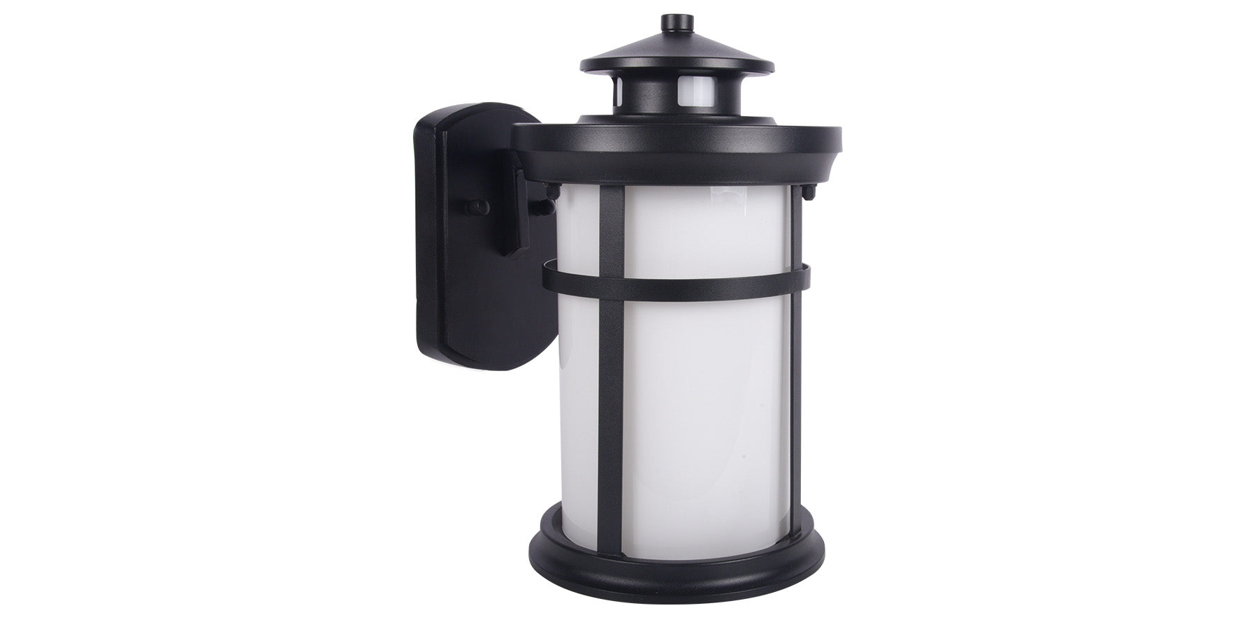 NaturaLED FXDWSL10.5/FR/105L940/BK/OD 10.5-Watt LED Porch and Outdoor Wall Light Fixture 4000K