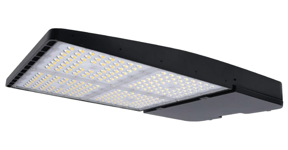 NaturaLED FXSCL Wattage Selectable LED Sports Court Slim Area Light Fixture 4000K Dimmable