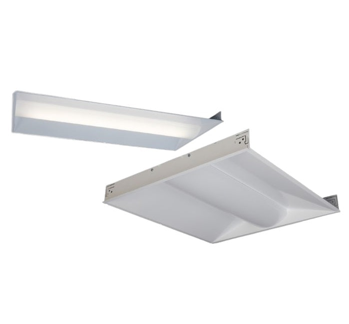 GE Lighting Lumination PVT Series Field Switchable LED Volumetric T-Grid Troffer Light Fixture Dimmable