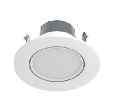 RAB Lighting RA4R89FA120WS 8 Watt 4 Inch Round Field Adjustable LED Retrofit Gimbal Downlight - 1