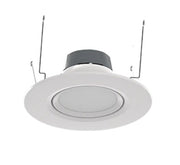 RAB Lighting RA6R109FA120WS 10 Watt 6 Inch Round Field Adjustable LED Retrofit Gimbal Downlight - 2