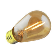 Green Creative 1FS14/820/A/R 1-Watt LED S14 Amber Filament Lamp 2000K 11W Equivalent