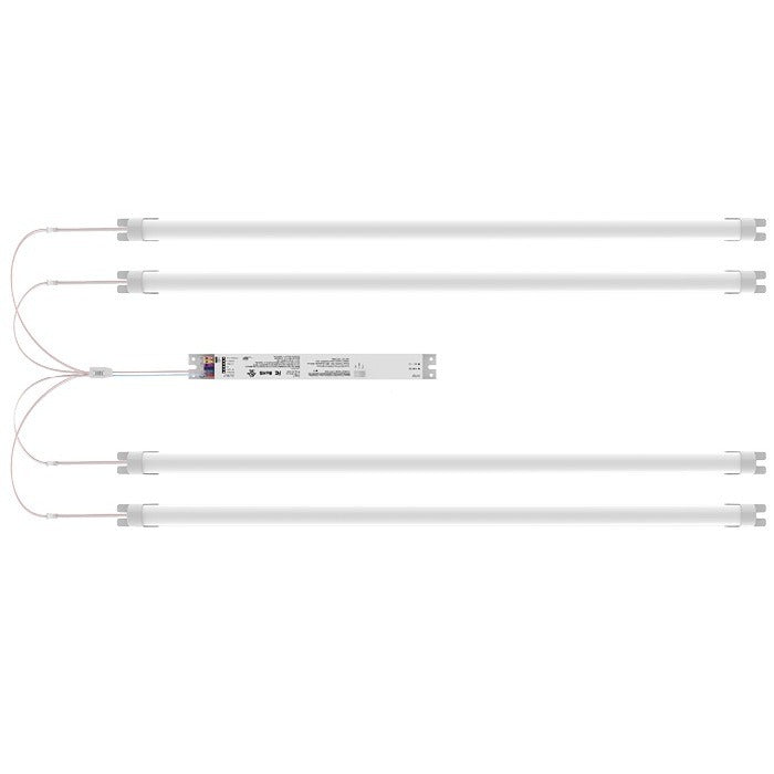 Green Creative 40LB/4F/840/U/A4 4FT Selectable Driver LED Universal Light Four Bar Kit Dimmable