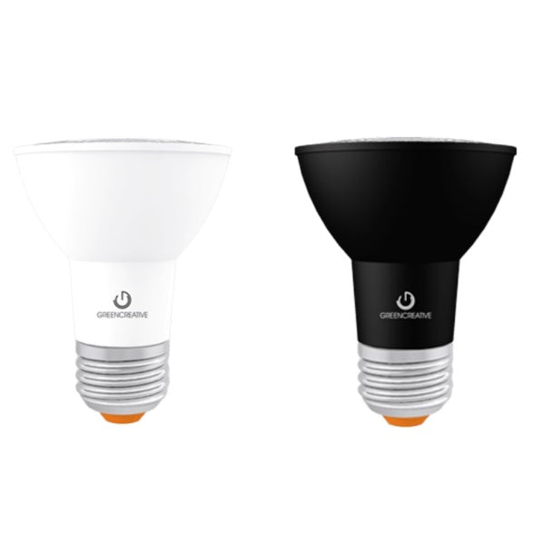 Green Creative 6.5PAR20DIM/SL 6.5-Watt PAR20 Short Neck Enclosed Lamp with Swappable Lens Dimmable 50W Equivalent