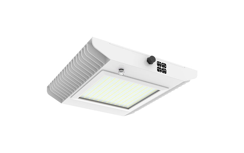 Westgate GSX-SRFC-80-150W-50K DLC Listed LED Surface Mount Canopy Light Fixture Dimmable 5000K with Adjustable Power
