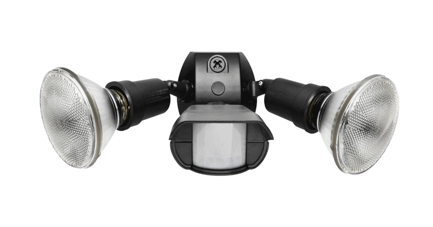 RAB Lighting GT500R 500 Watt Gotcha Outdoor Motion Sensors 120V- 277V with 110° View - Black with 2 Floods and 2 Covers