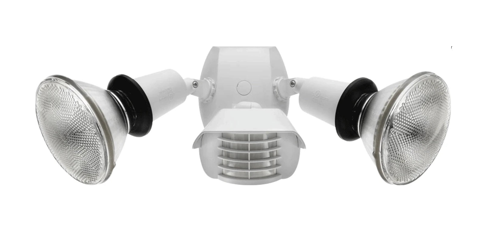 RAB Lighting GT500RW 500 Watt Gotcha Outdoor Motion Sensors 120V- 277V with 110° View - White with 2 Floods and 2 Covers