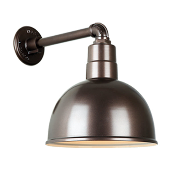 Hi-Lite H-QSN161-SA Series Classic Deep Bowl Shade Wall and Stem Mounted Pendant Fixture - Oil Rubbed Bronze